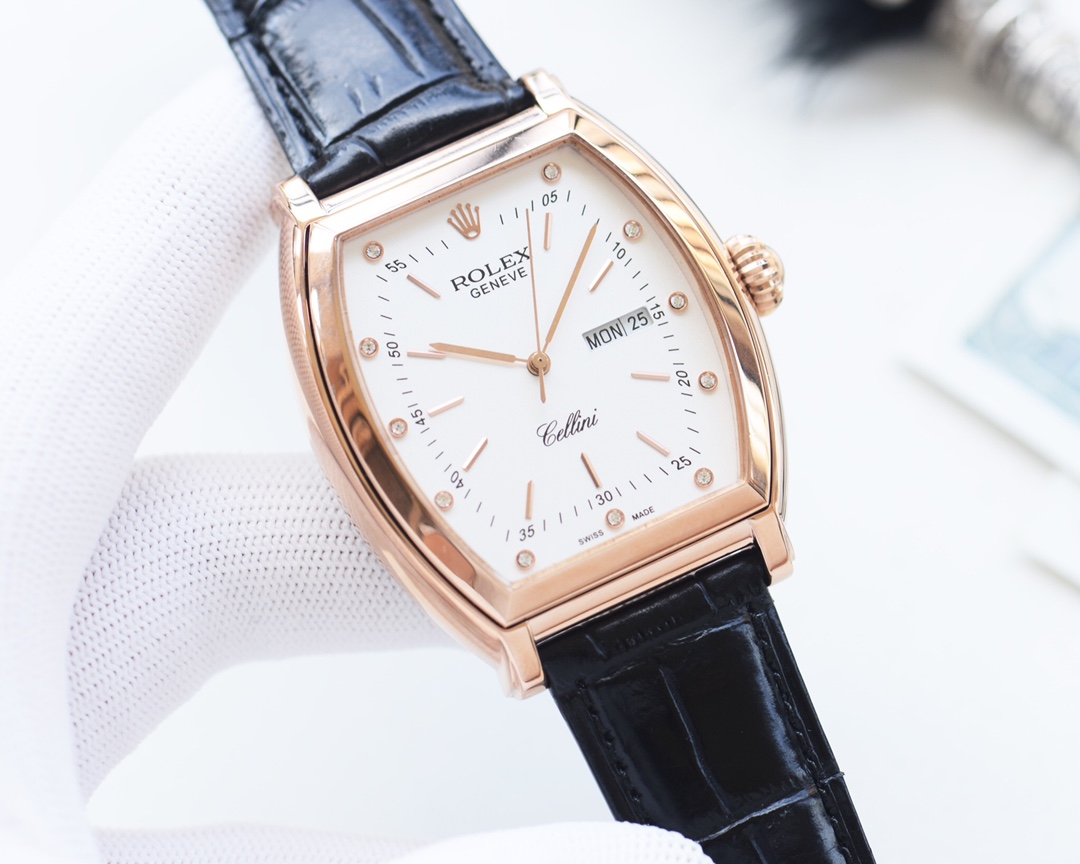 [TOP] ROLEX Rolex Watch 42mm leather