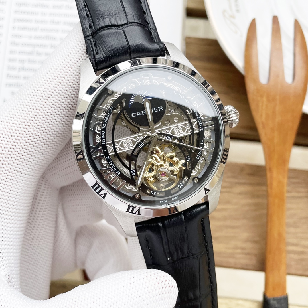 [TOP] Cartier Men's Watch 43mm