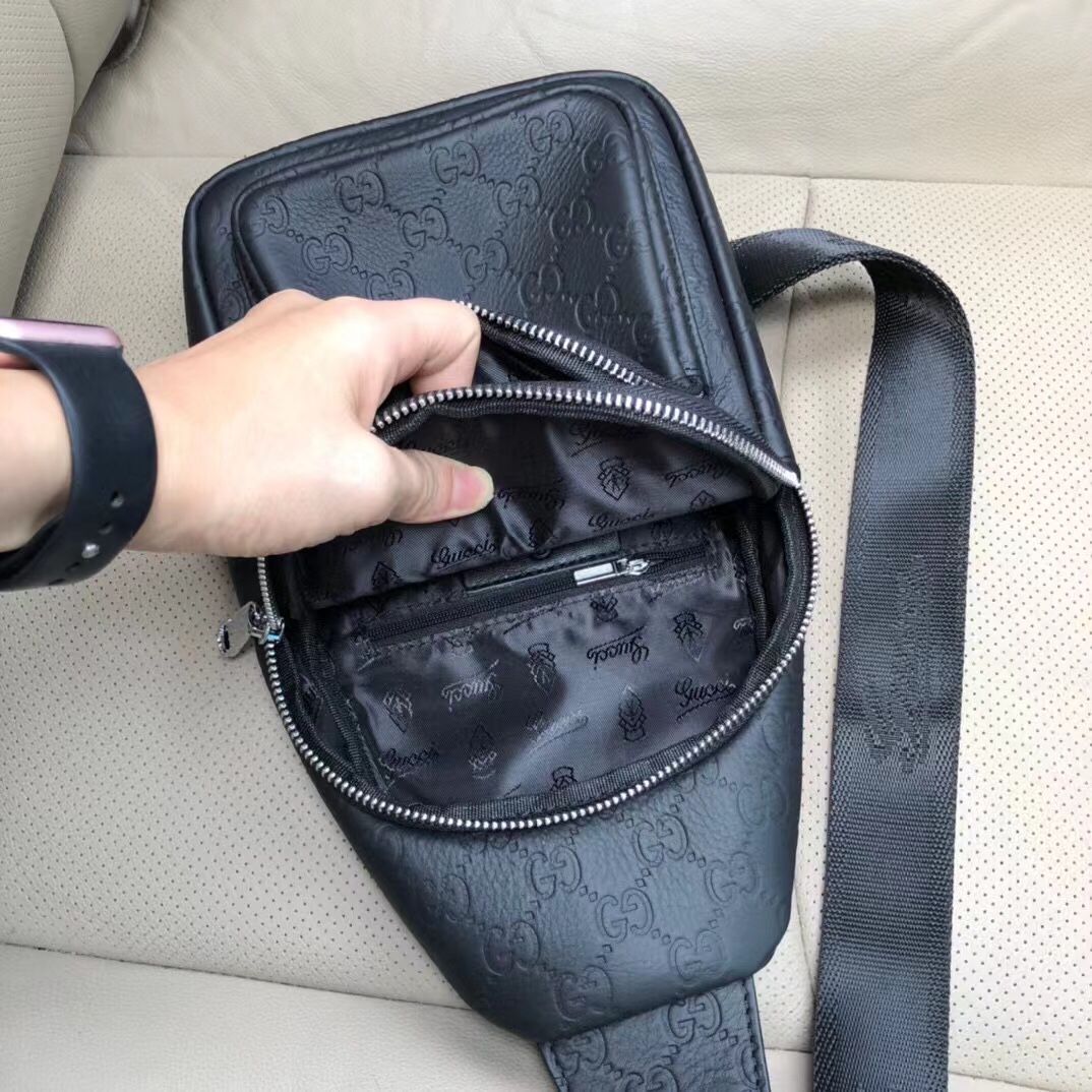 [TOP] GUCCI Marmont Men's Backpacks - Black