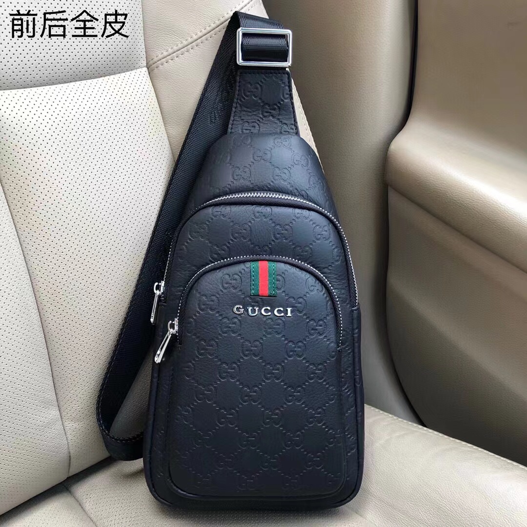 [TOP] GUCCI Marmont Men's Backpacks - Black