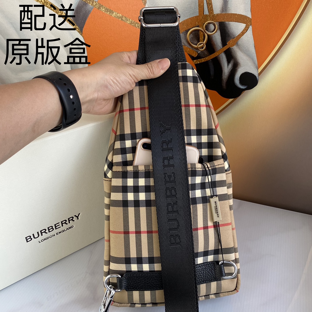 [TOP] BURBERRY Men's Backpack - Brown