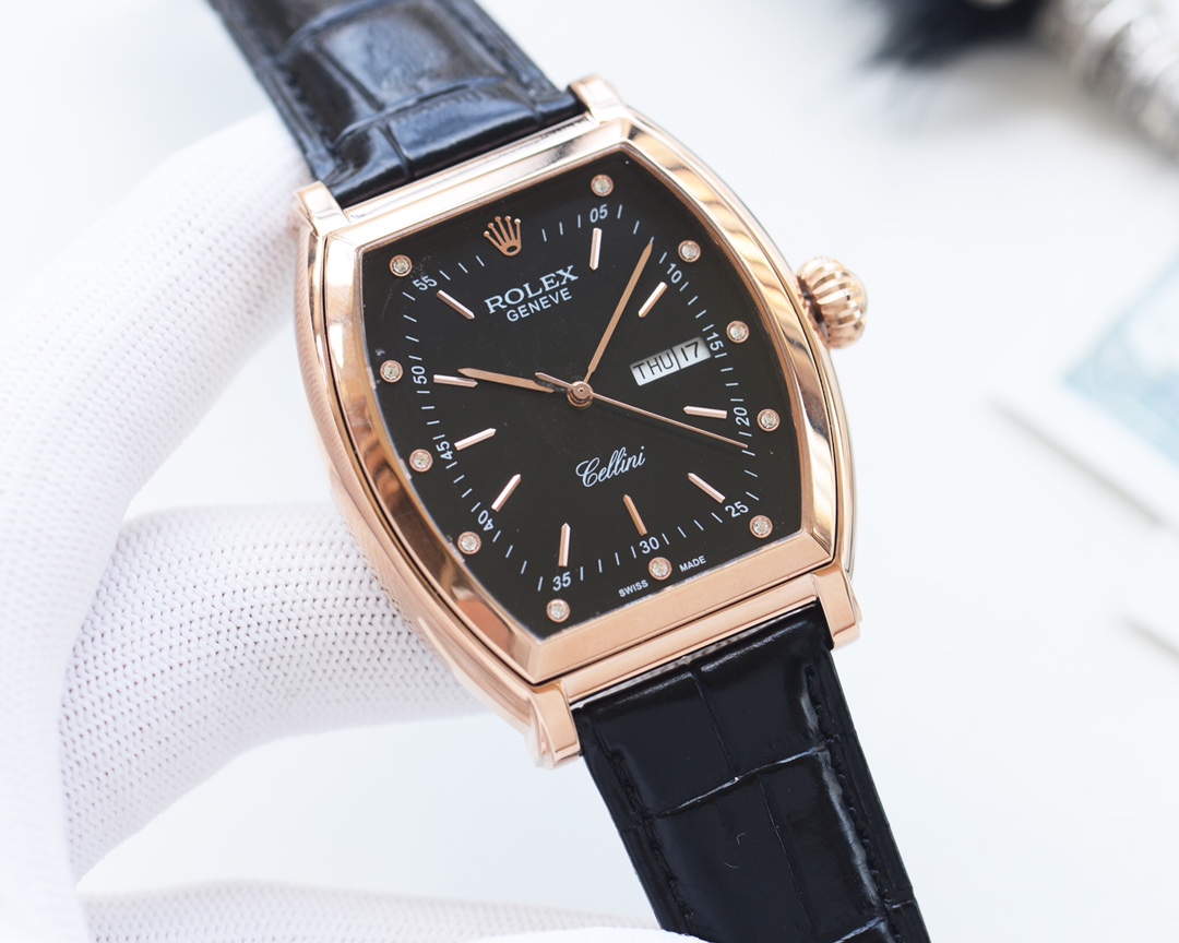 [TOP] ROLEX Rolex Watch 42mm leather