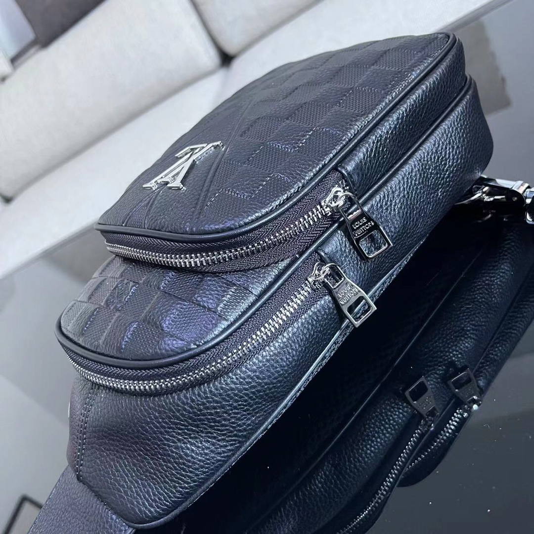 [TOP] Louis Vuitton LV L.V Monogram Men's Backpack  - Black