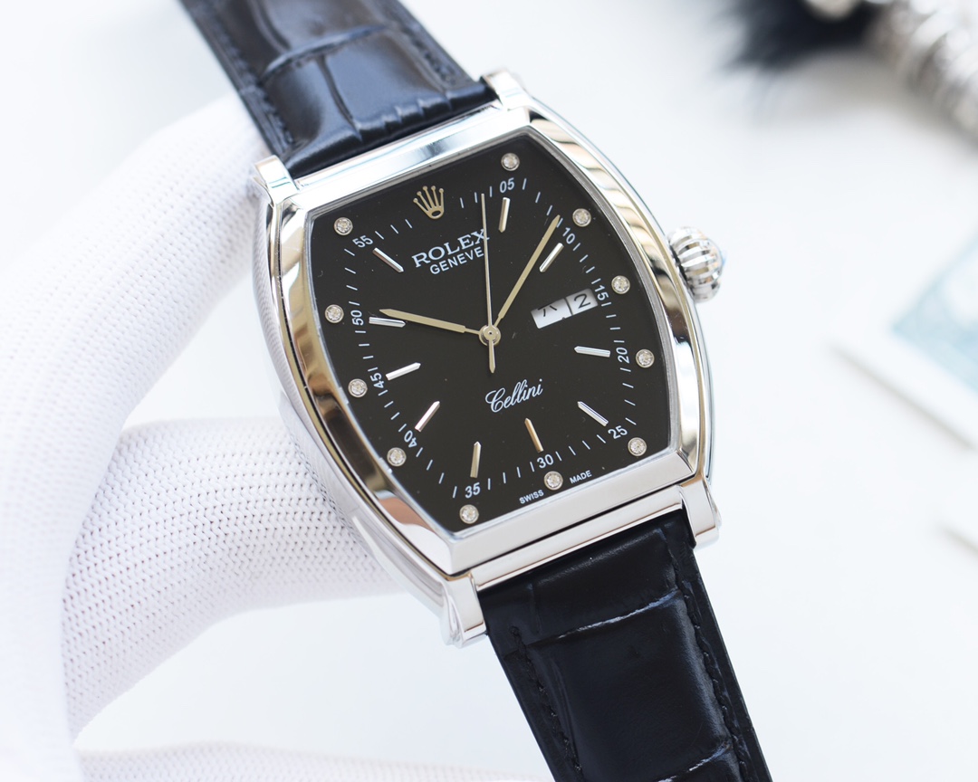 [TOP] ROLEX Rolex Watch 42mm leather