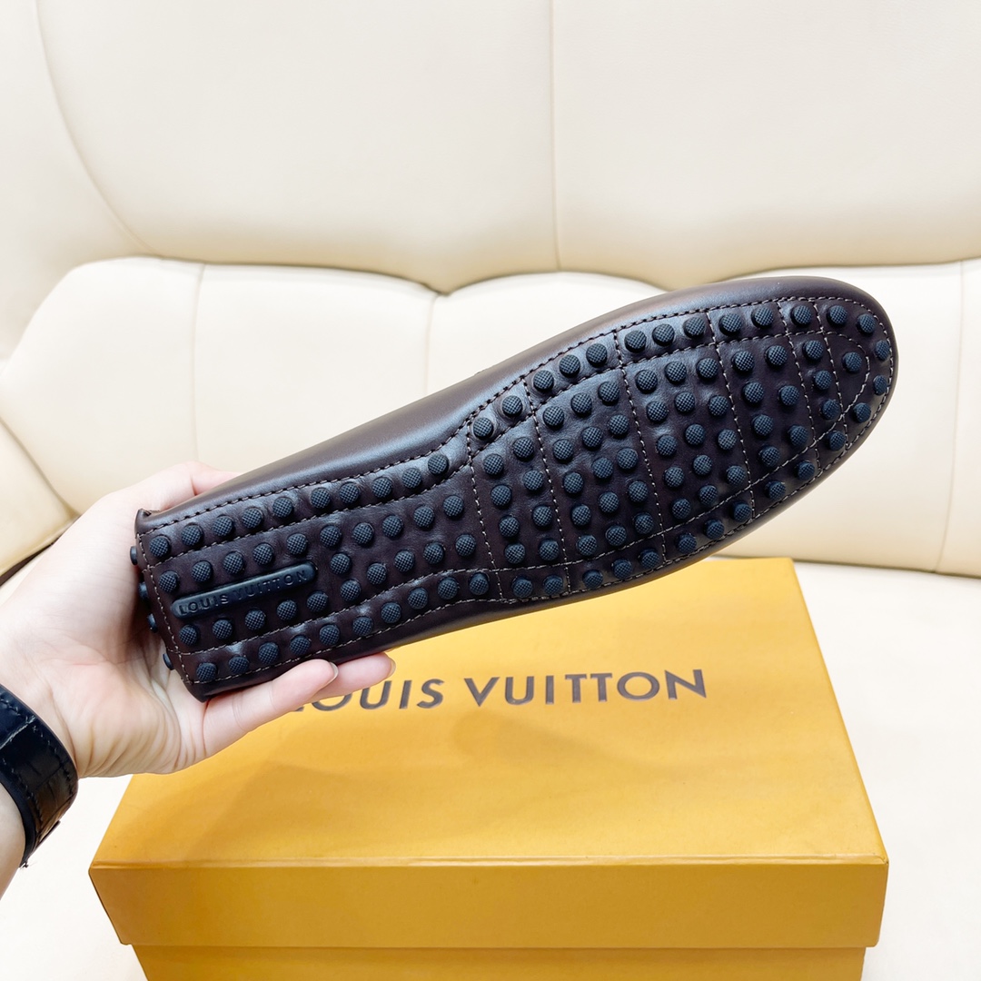 [TOP] Louis Vuitton LV LV Men's Calfskin shoes - 2 Colors