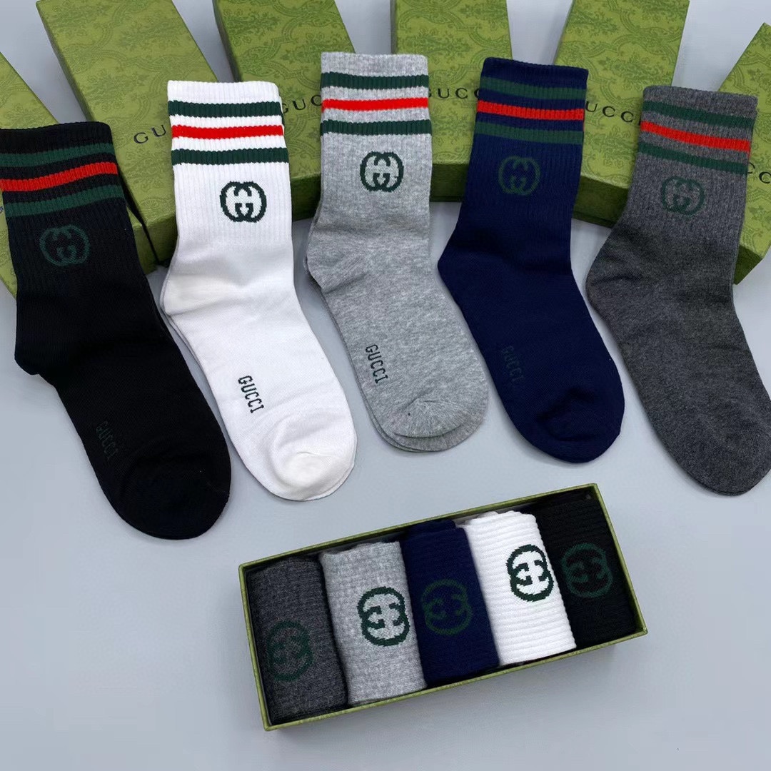 [TOP] GUCCI  Men's Socks