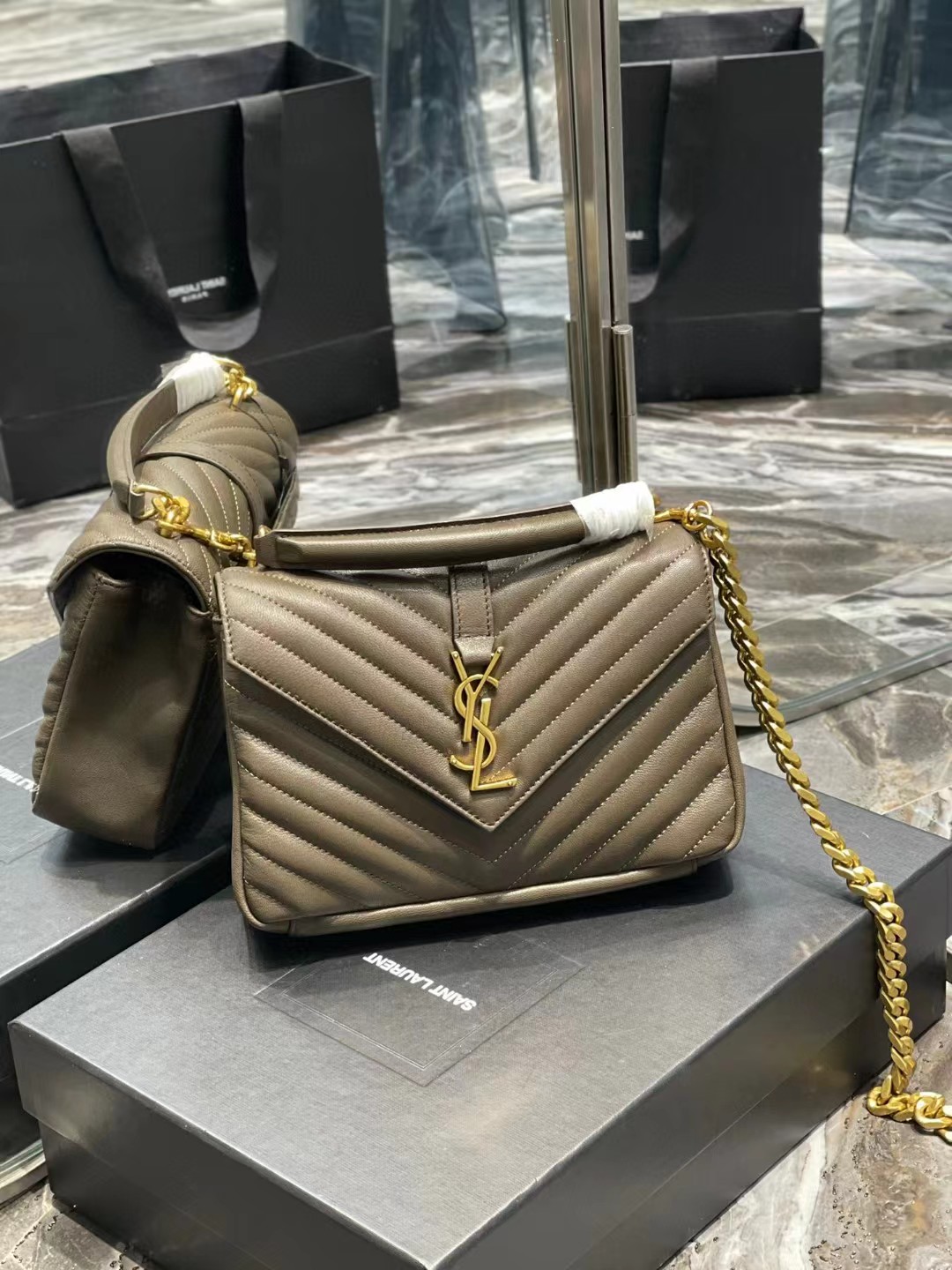 [TOP] Yves Saint Laurent YSL Small College Bag - 8 Color