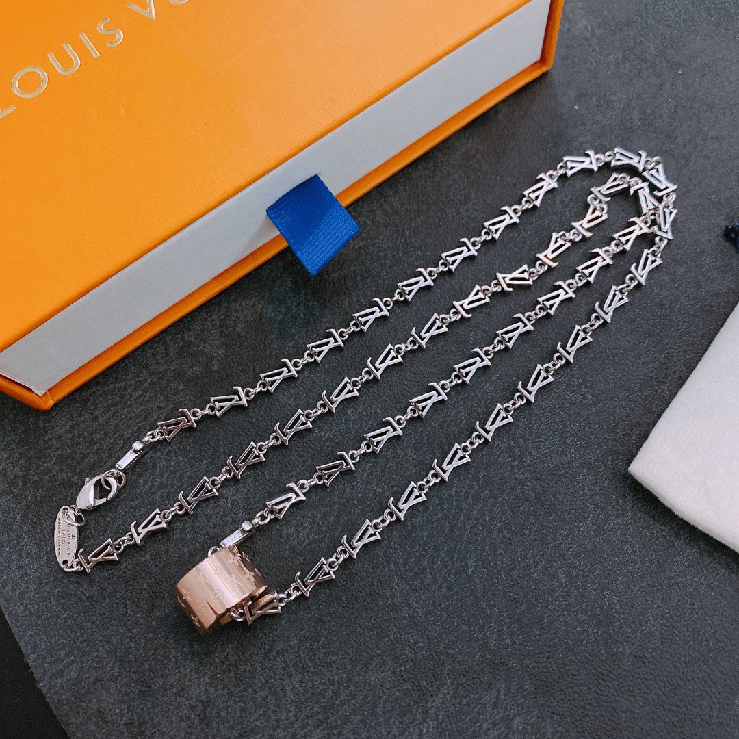 [TOP] Louis Vuitton LV Men's/Women's Necklace
