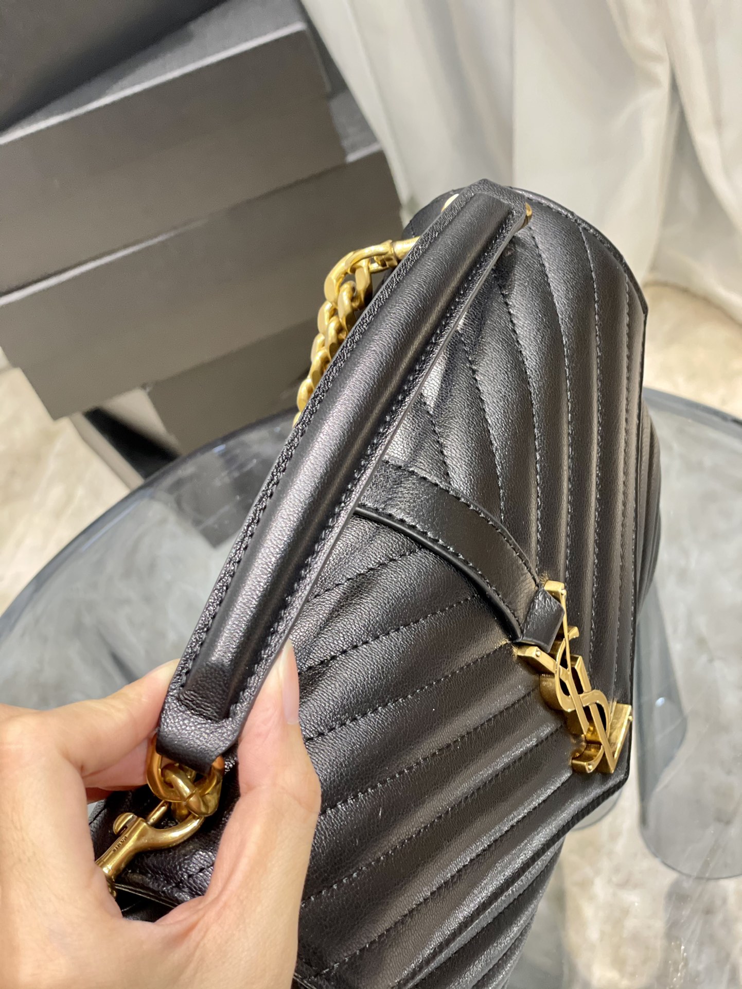 [TOP] Yves Saint Laurent YSL Small College Bag - 8 Color