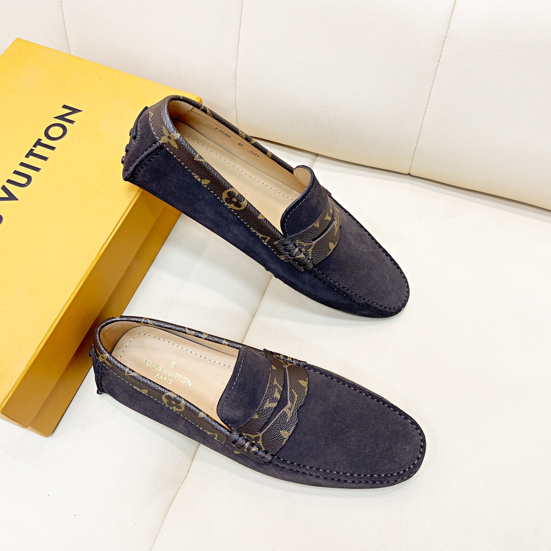 [TOP] Louis Vuitton LV LV Men's Nubuck shoes - 2 Colors
