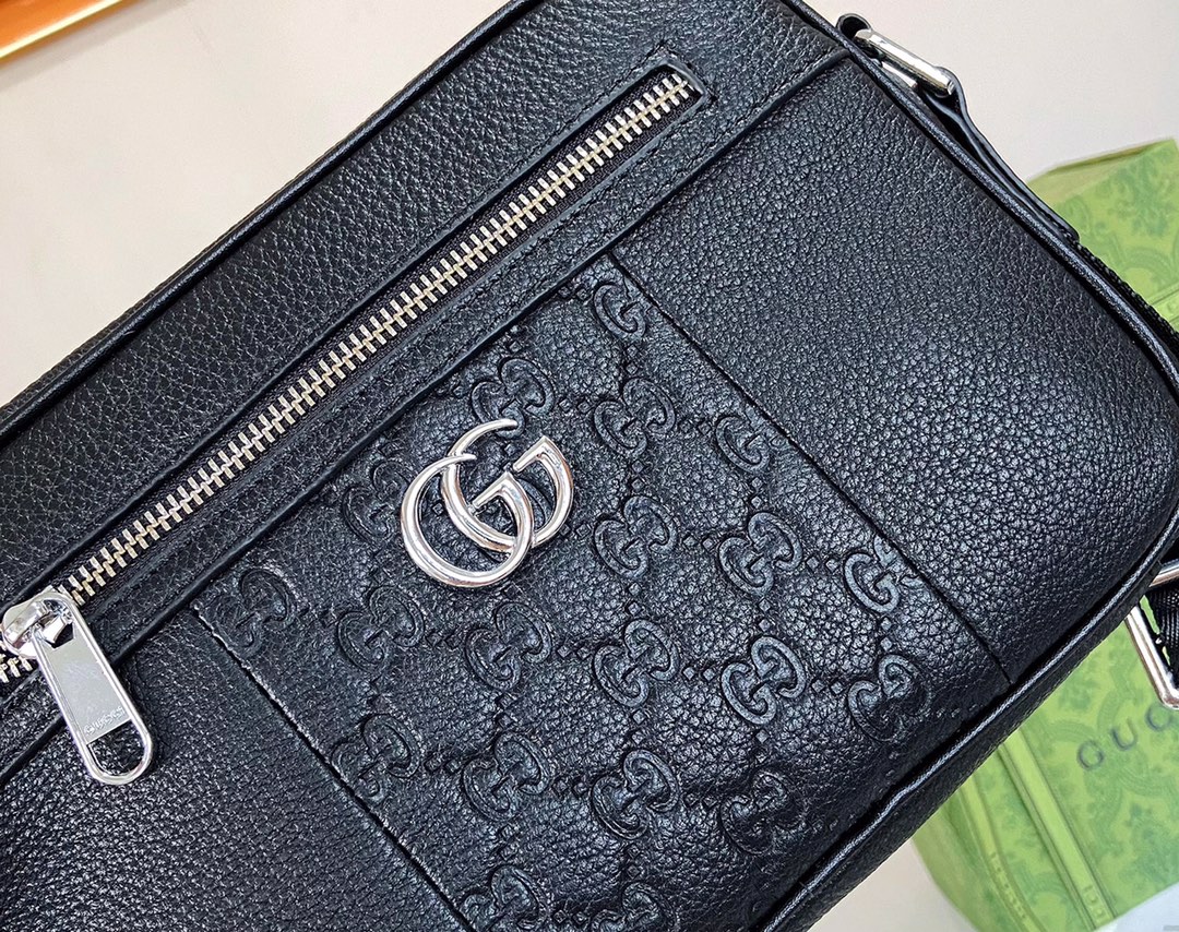 [TOP] GUCCI Men's Cross Body Bags - Black