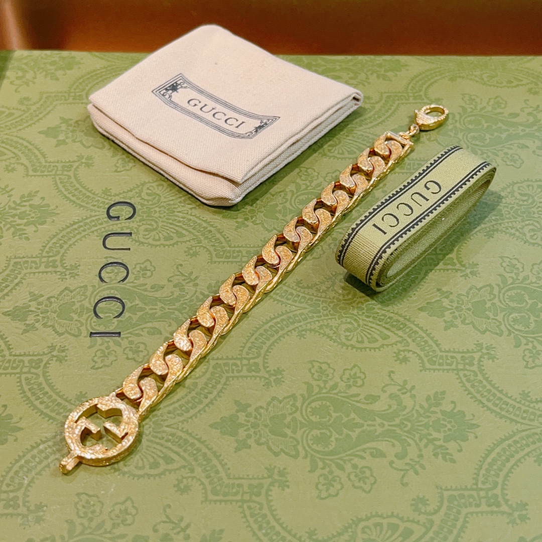 [TOP] GUCCI Men's/Women's Bracelet - Gold