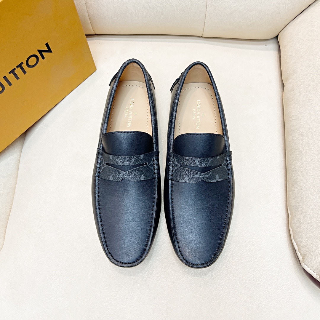 [TOP] Louis Vuitton LV LV Men's Calfskin shoes - 2 Colors