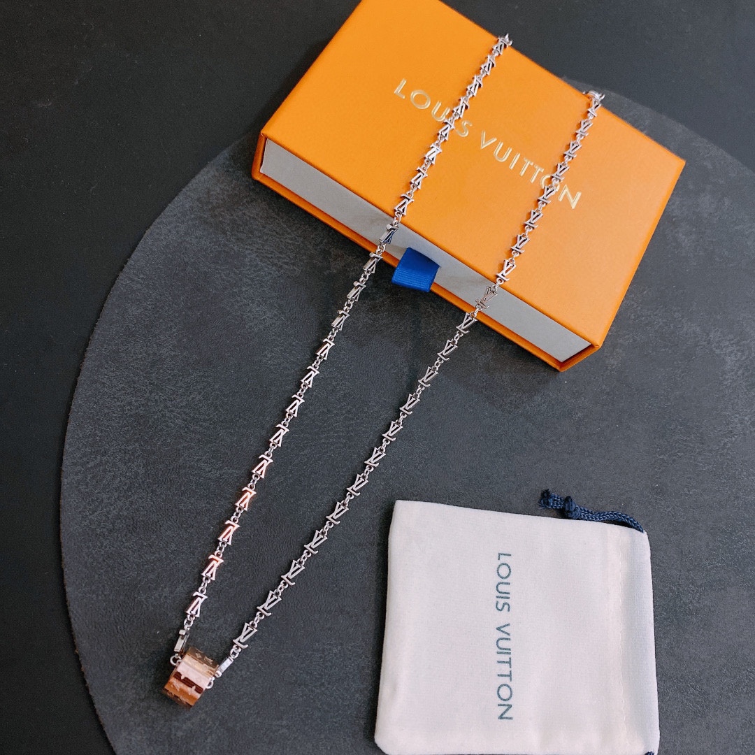 [TOP] Louis Vuitton LV Men's/Women's Necklace