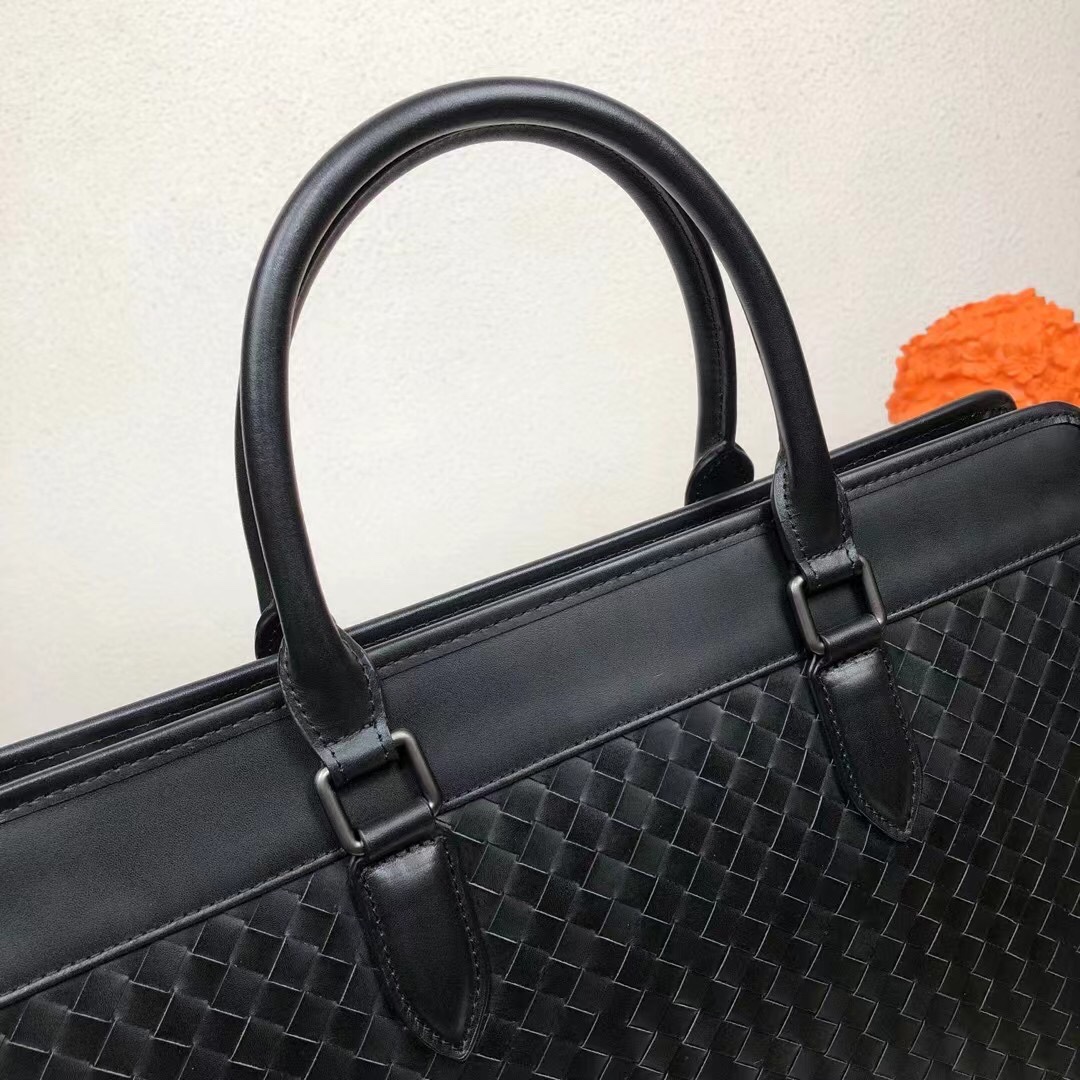 [TOP] Bottega Veneta BV Men's Briefcases - Black