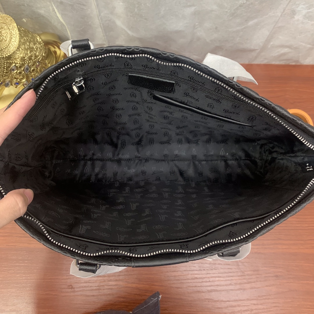 [TOP] GUCCI Men's Briefcases 29×39×6.5 cm - Black