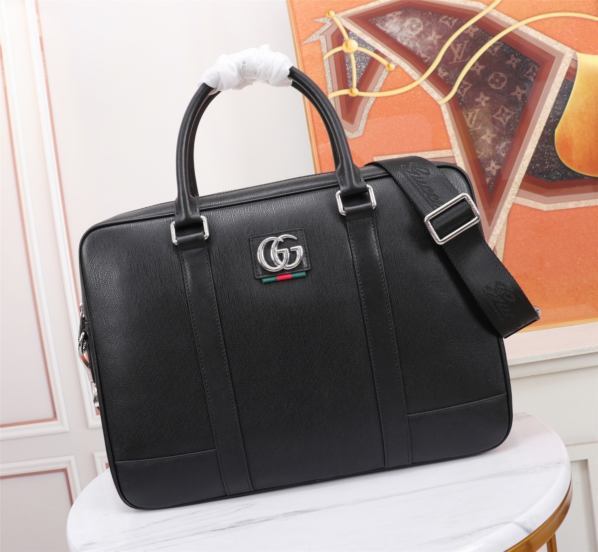 [TOP] GUCCI Men's Briefcases 39*29*8 cm - Black