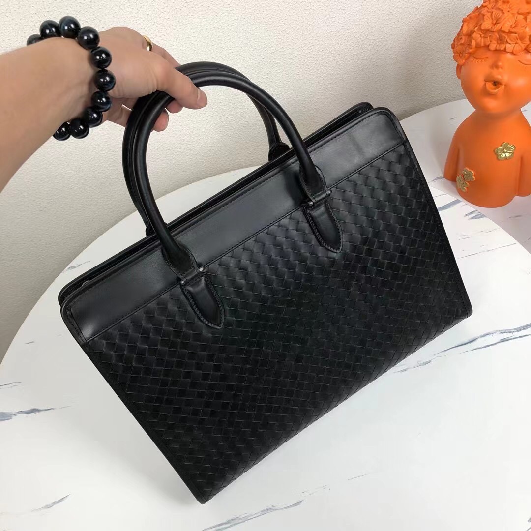 [TOP] Bottega Veneta BV Men's Briefcases - Black