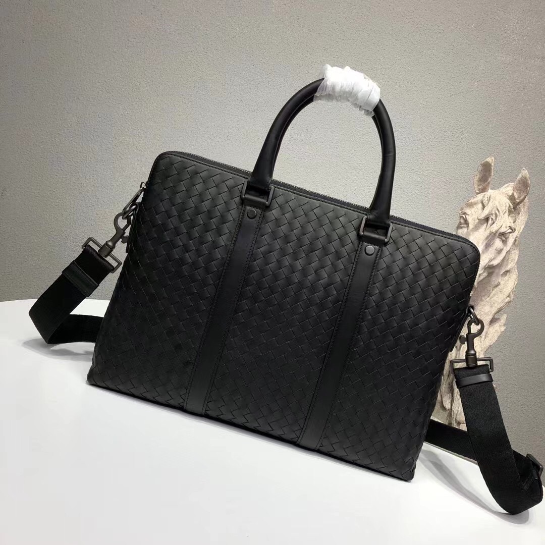 [TOP] Bottega Veneta BV Men's Briefcases - Black