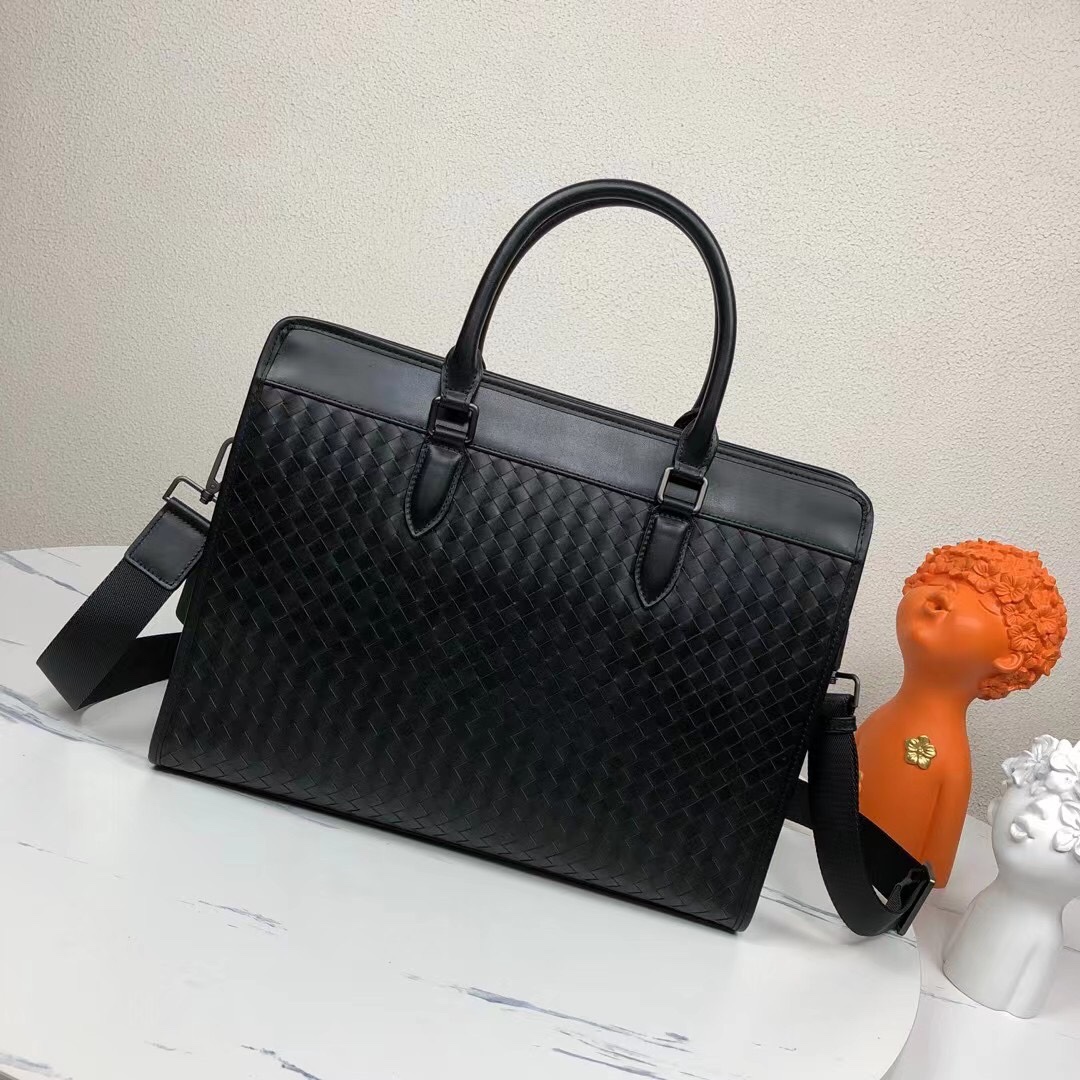 [TOP] Bottega Veneta BV Men's Briefcases - Black