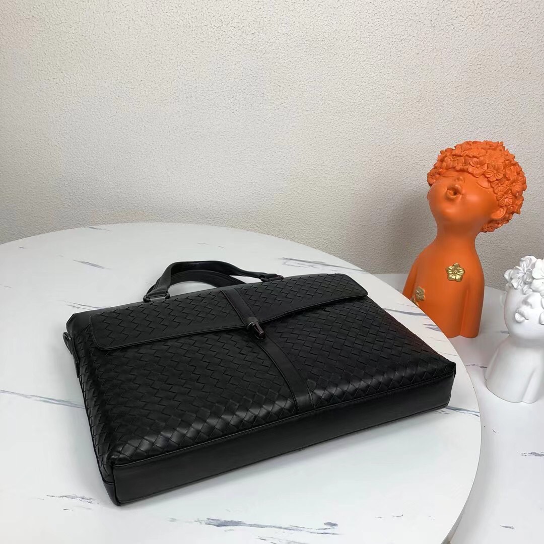[TOP] Bottega Veneta BV Men's Briefcases - Black