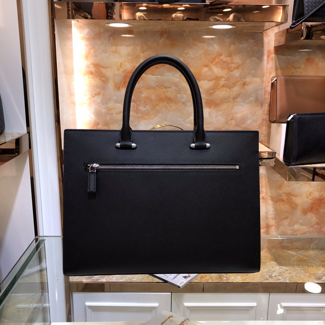 [TOP] PRADA Men's Briefcases - Black