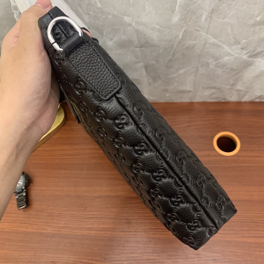 [TOP] GUCCI Men's Briefcases 29×39×6.5 cm - Black