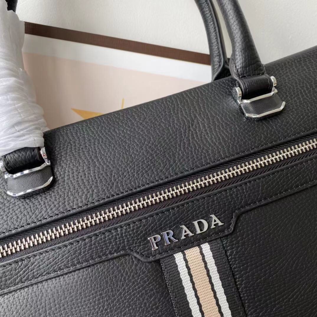 [TOP] PRADA Men's Briefcases - Black