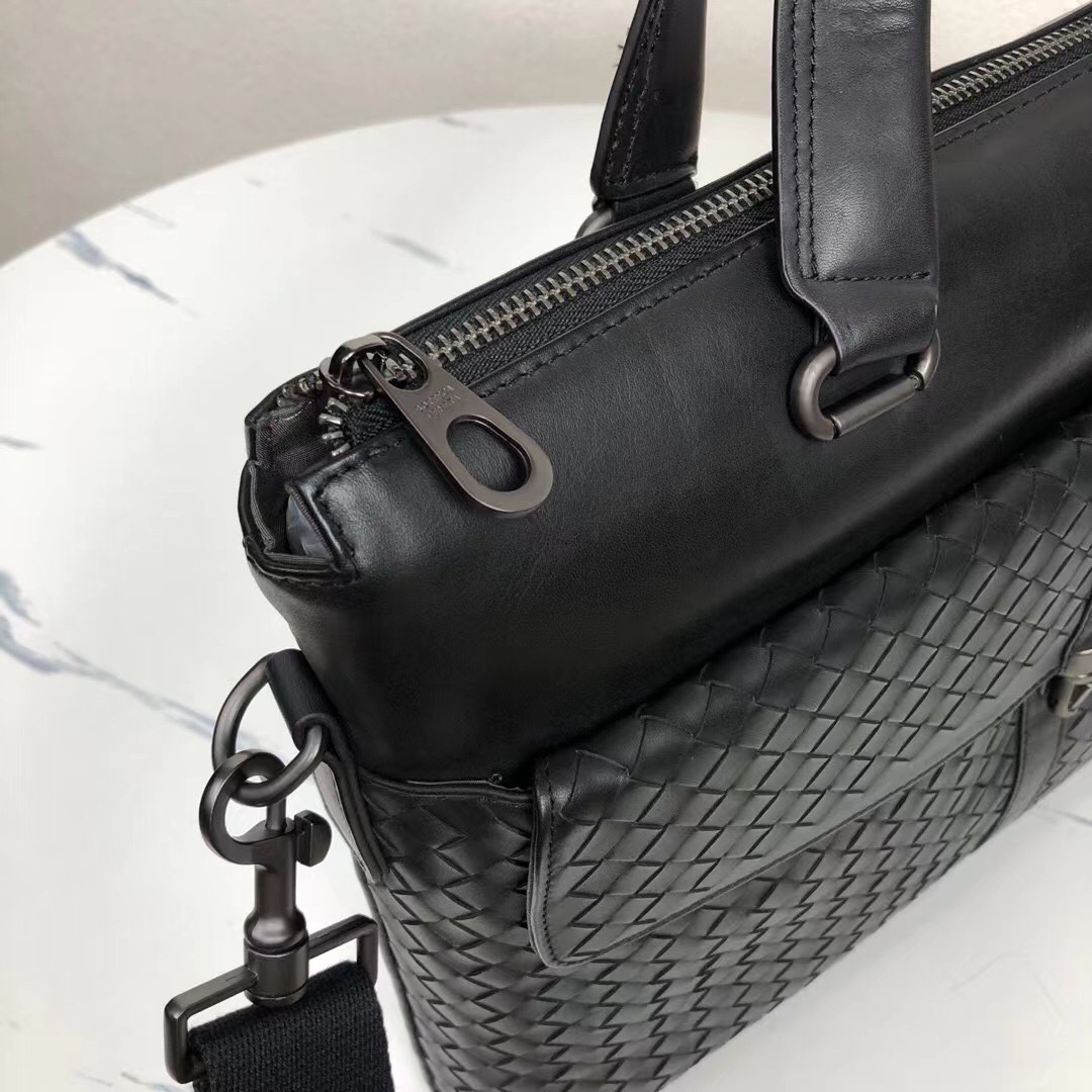 [TOP] Bottega Veneta BV Men's Briefcases - Black