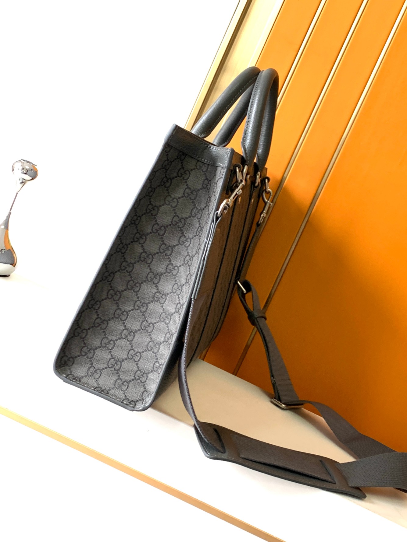 [TOP] GUCCI Men's Briefcases 39x28x10 cm - Black