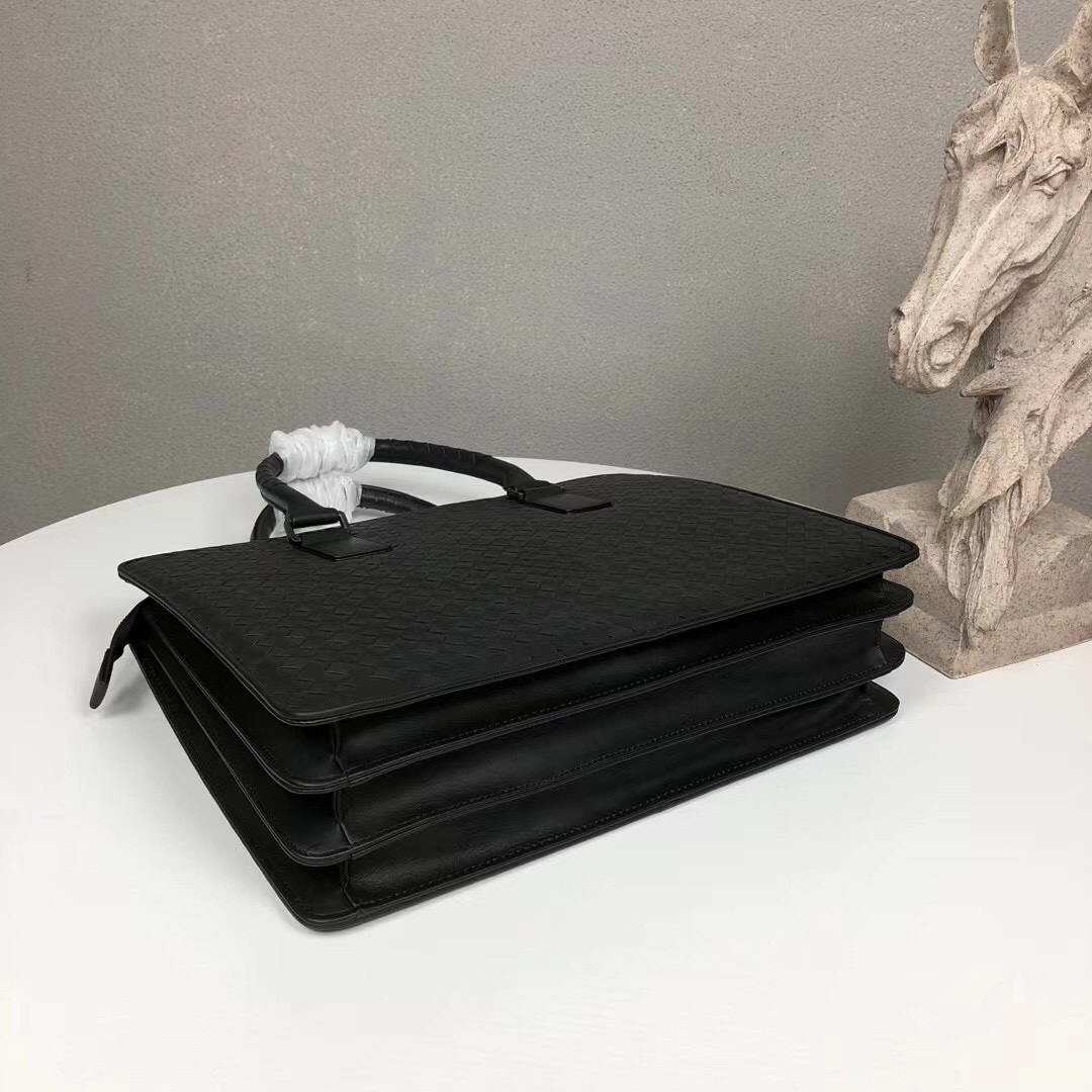 [TOP] Bottega Veneta BV Men's Briefcases - Black