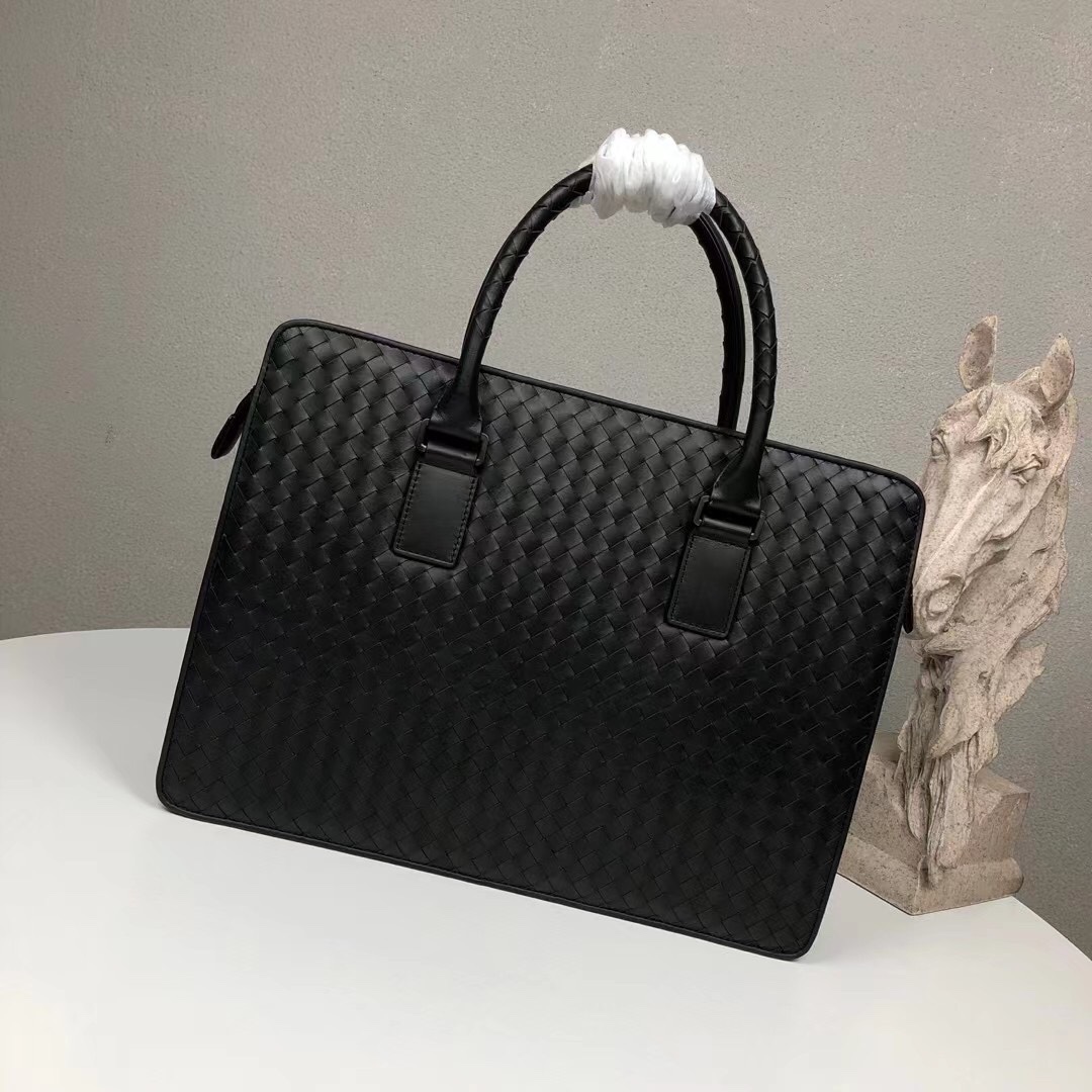 [TOP] Bottega Veneta BV Men's Briefcases - Black