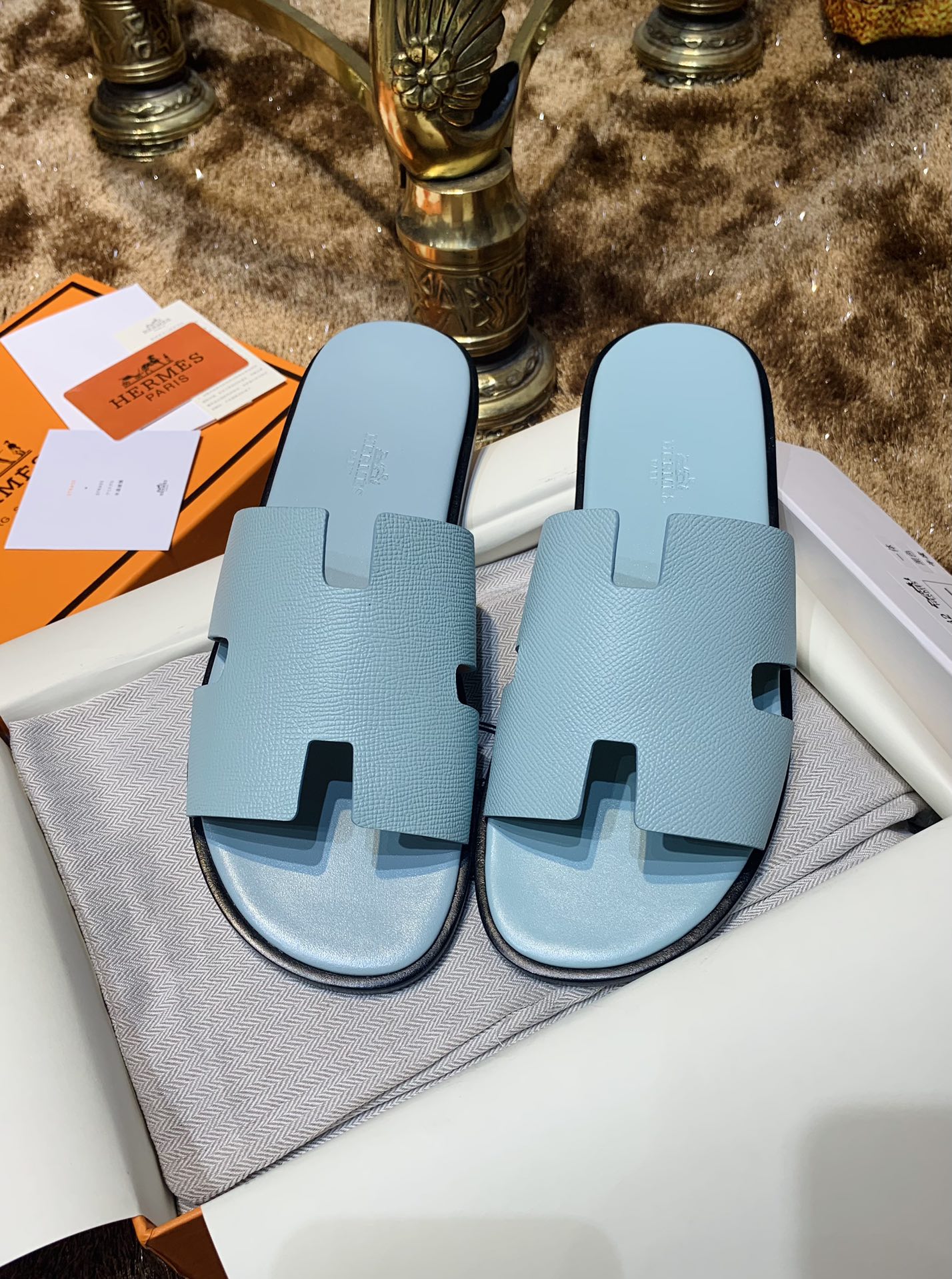 [TOP] HERMES Men's Slippers - 21 Colors