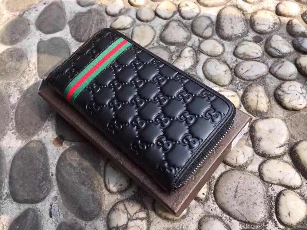 [TOP] GUCCI Men's Wallet - Black