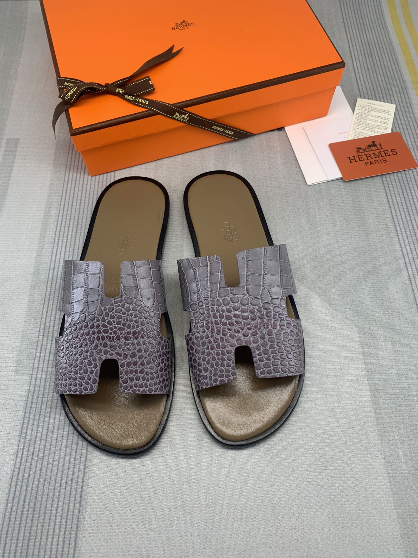 [TOP] HERMES Men's Slippers - 21 Colors