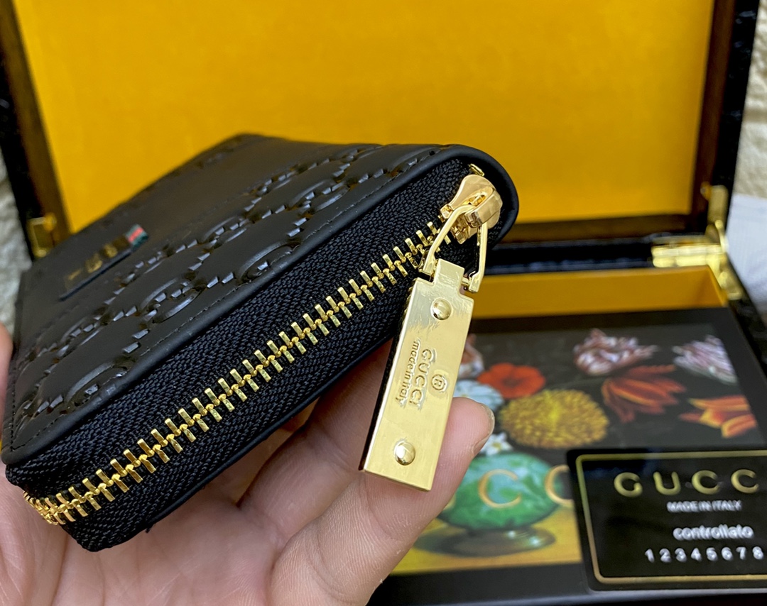 [TOP] GUCCI Men's Wallet - Black
