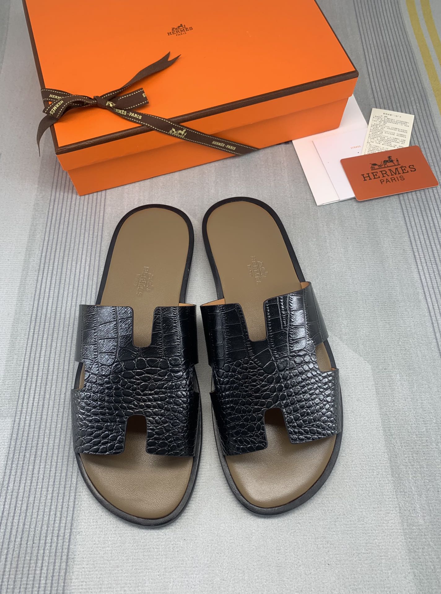 [TOP] HERMES Men's Slippers - 21 Colors