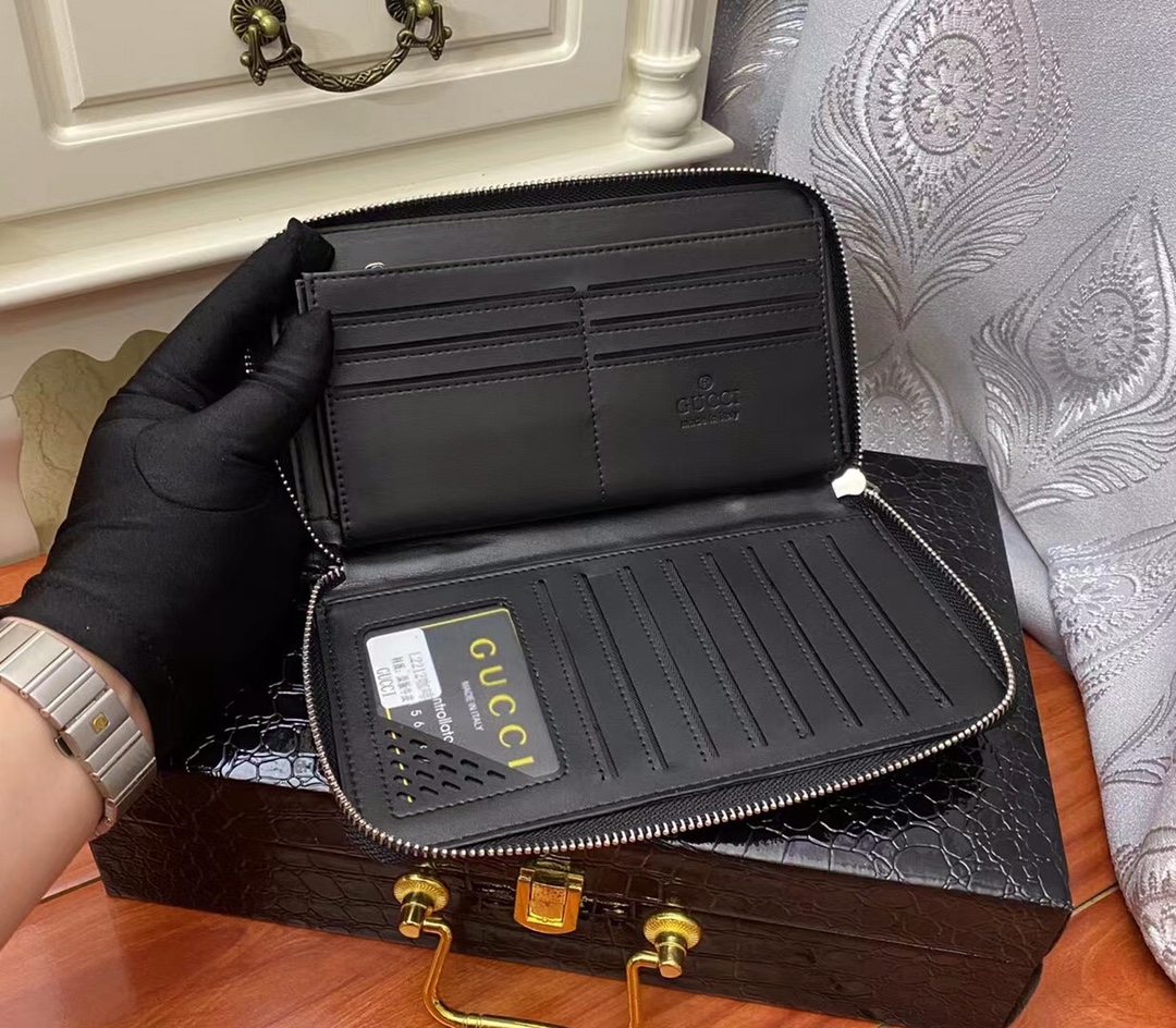 [TOP] GUCCI Men's Wallet - Brown