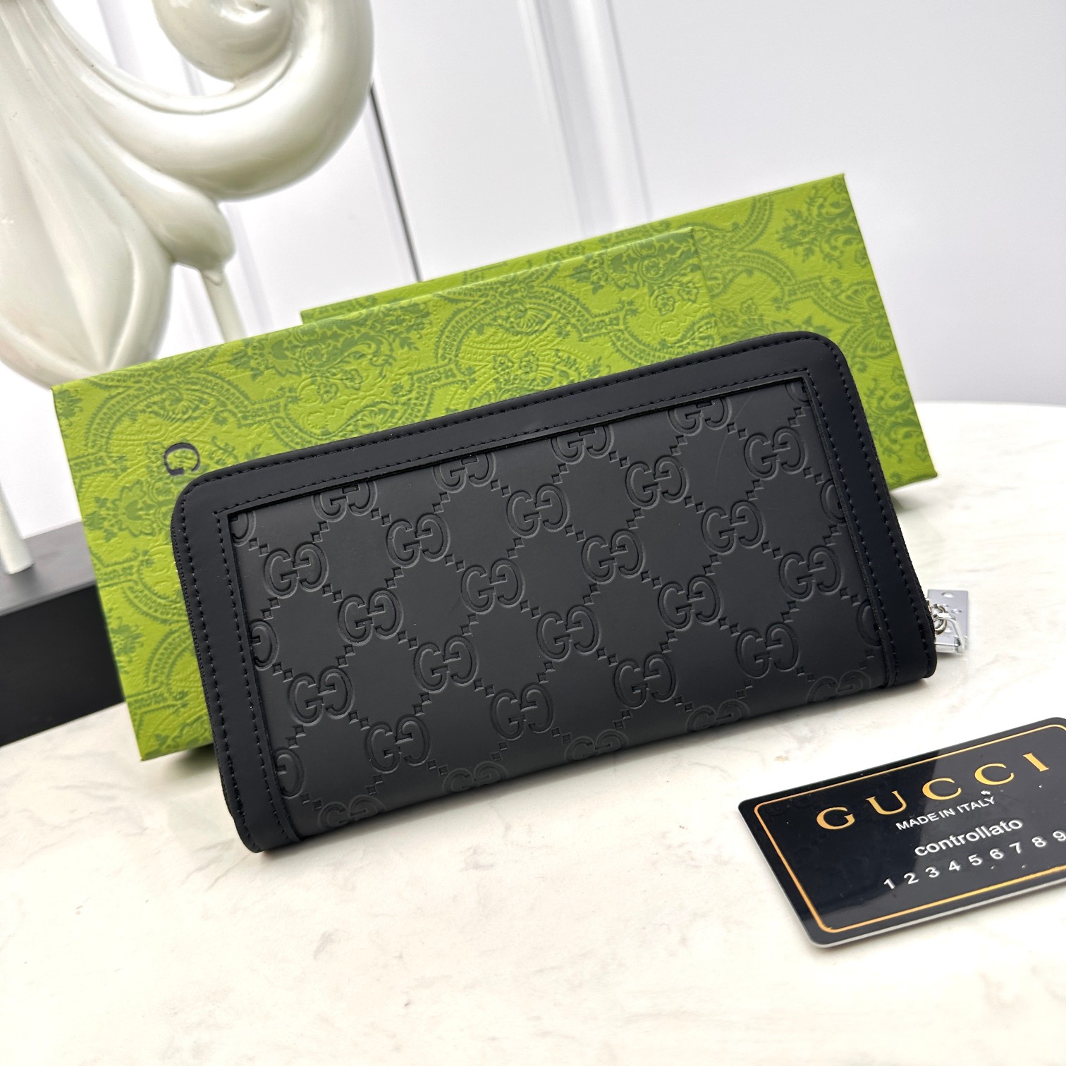 [TOP] GUCCI Men's Wallet - Black