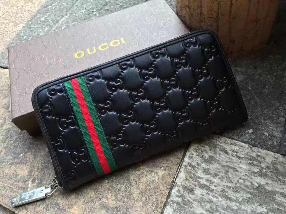 [TOP] GUCCI Men's Wallet - Black