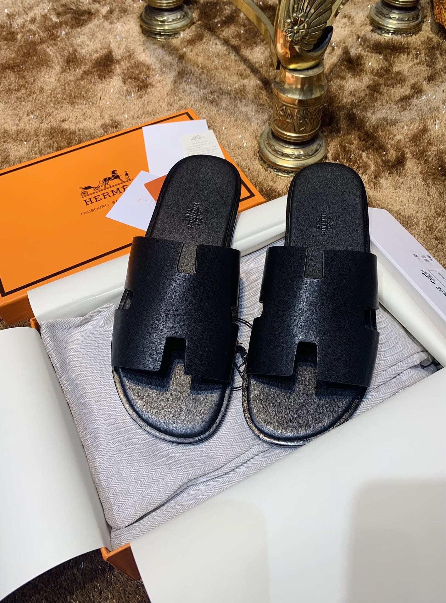 [TOP] HERMES Men's Slippers - 21 Colors