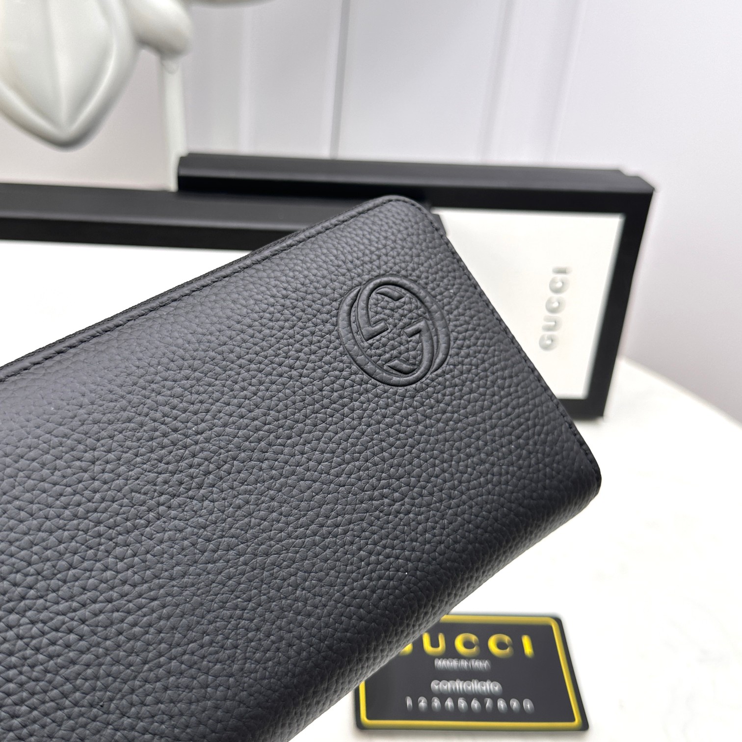 [TOP] GUCCI Men's Wallet - Black