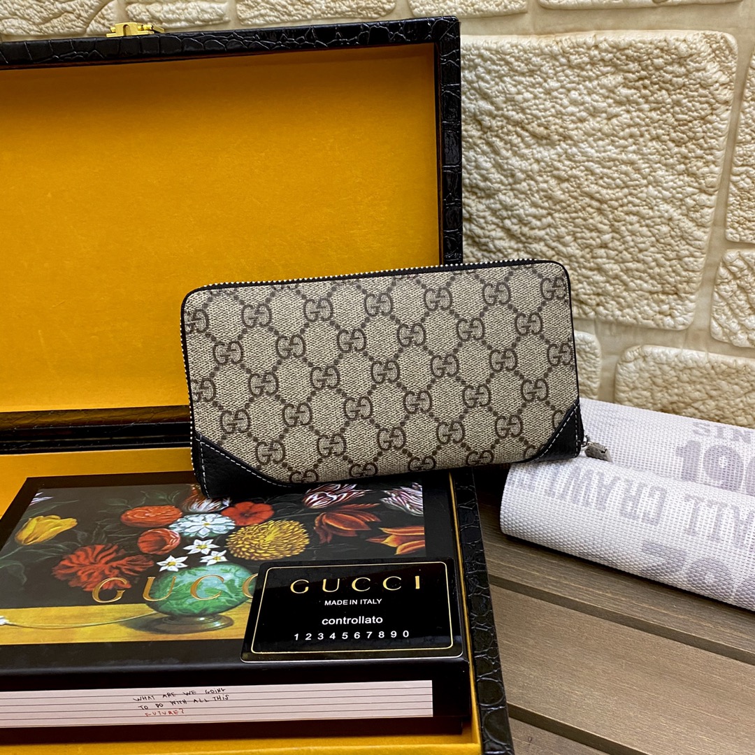 [TOP] GUCCI Men's Wallet - Black