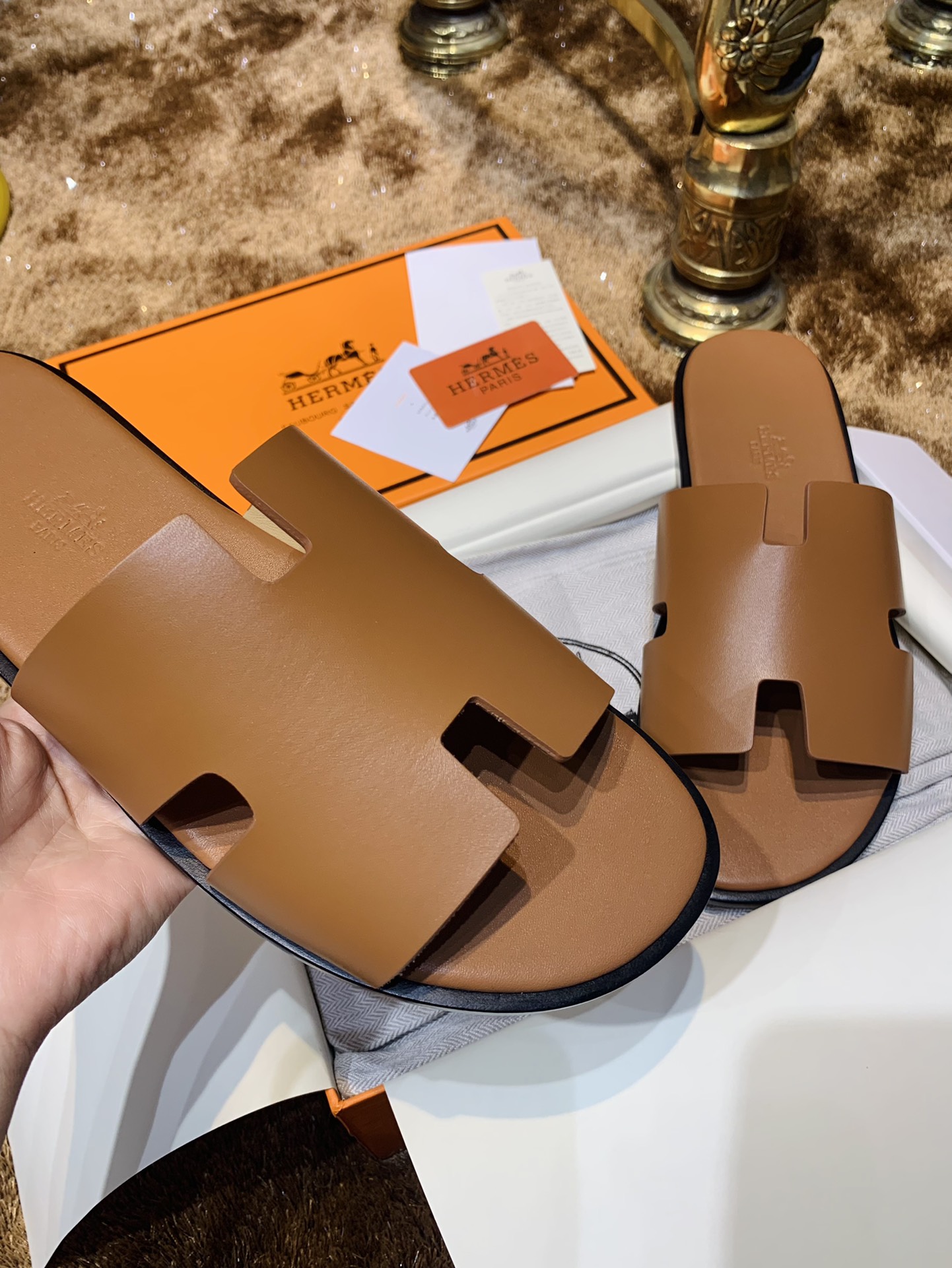 [TOP] HERMES Men's Slippers - 21 Colors