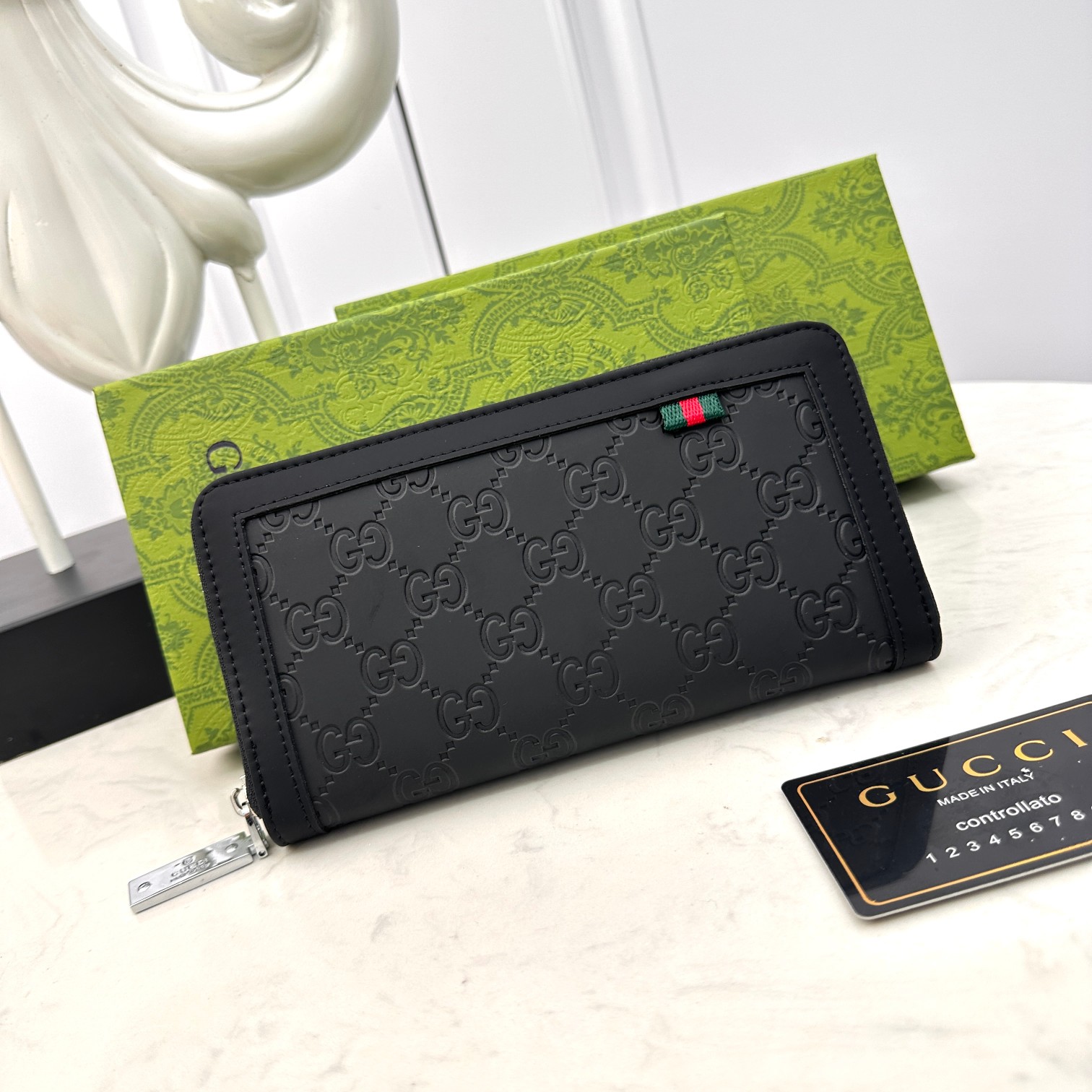 [TOP] GUCCI Men's Wallet - Black