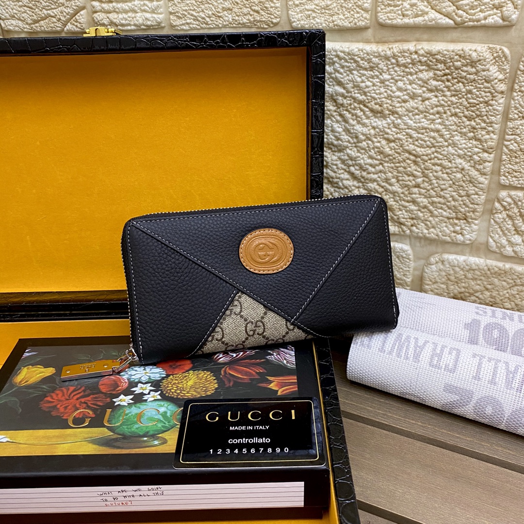 [TOP] GUCCI Men's Wallet - Black