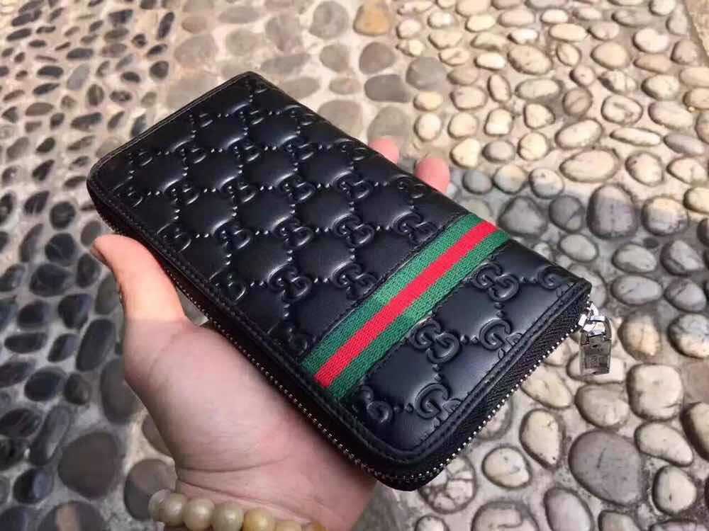 [TOP] GUCCI Men's Wallet - Black