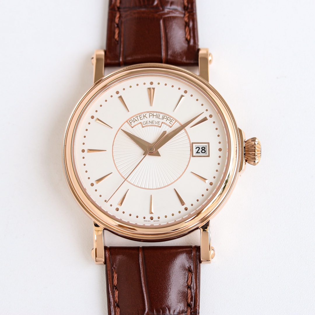 [TOP] Patek Philippe Men's 38mm Watch - Brown