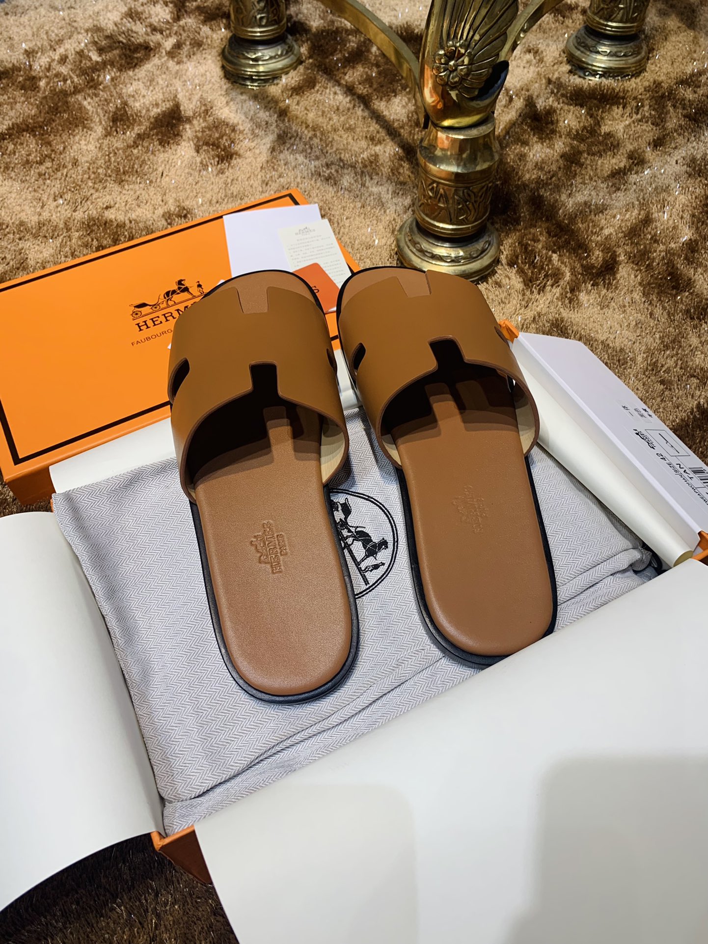 [TOP] HERMES Men's Slippers - 21 Colors
