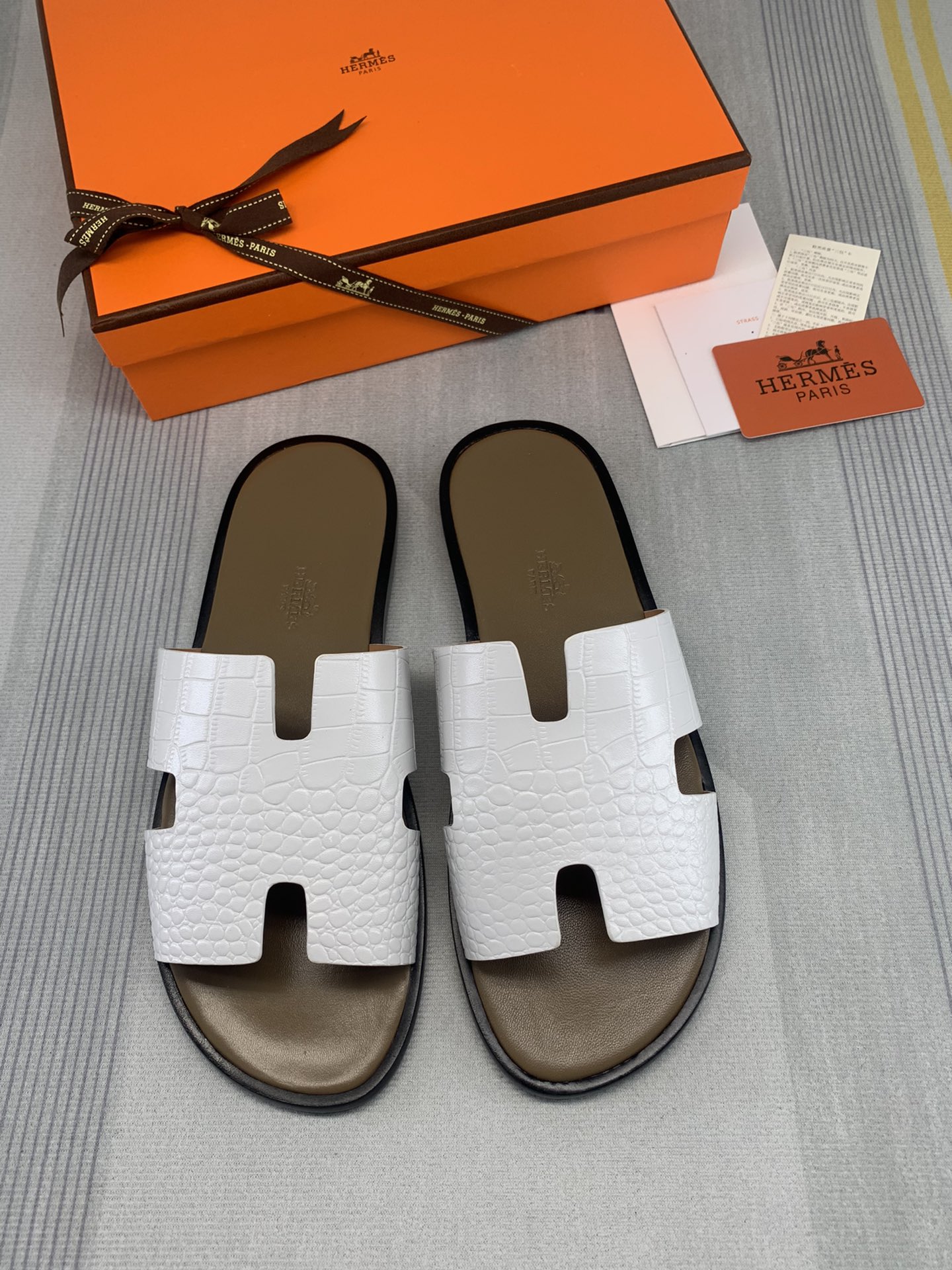 [TOP] HERMES Men's Slippers - 21 Colors